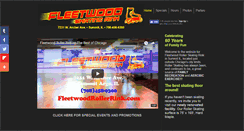 Desktop Screenshot of fleetwoodrollerrink.com